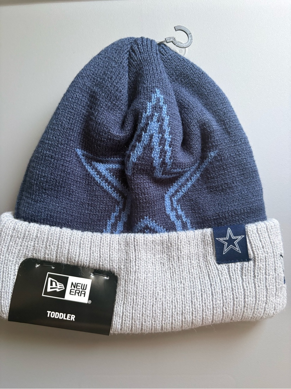 NWT New Era Dallas Cowboys Toddler Beanie Knit Oversize Star